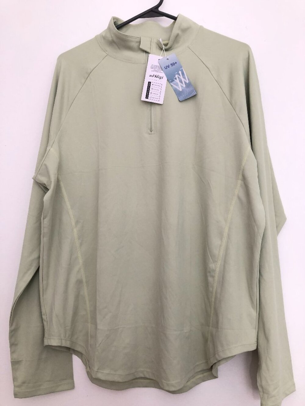 addigi Women's Long Sleeve Pullover Athletic Running Shirt Size XL